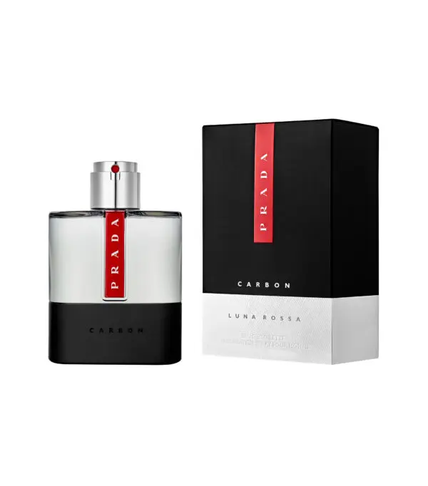 Perfume, Prada Luna Rossa Carbon Eau de Toilette, 100 ml Hombre - Imagen 2