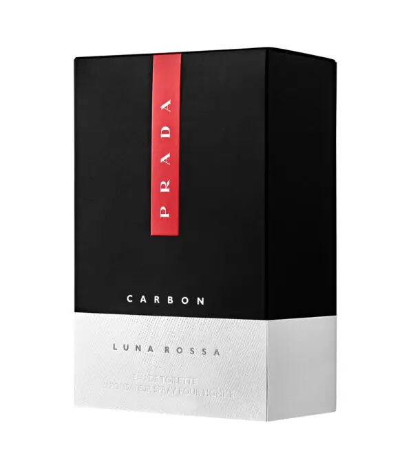Perfume, Prada Luna Rossa Carbon Eau de Toilette, 100 ml Hombre - Imagen 3