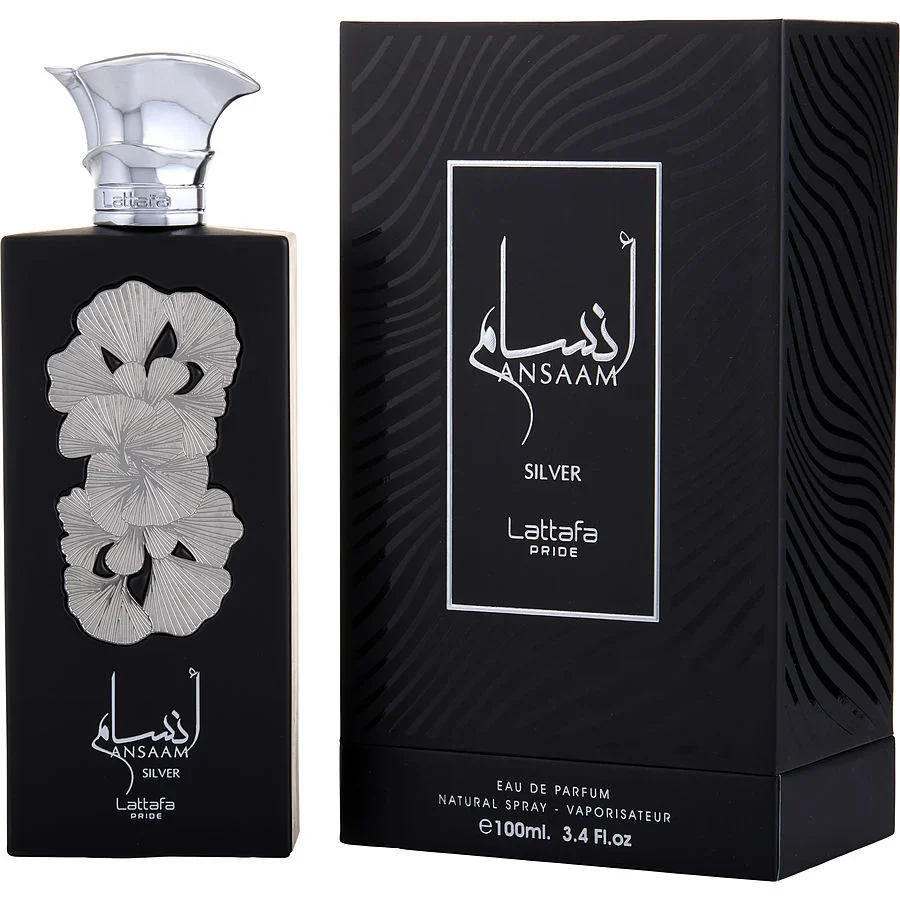 Perfume, Lattufa Ansaam Silver Eau de Parfum, 100 ml Unisex - Imagen 2
