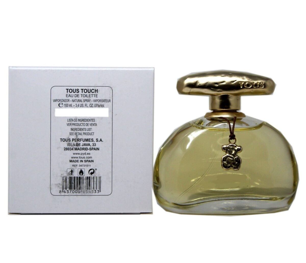 Tester perfume Tous Touch Eau de Toilette 100ml Dama
