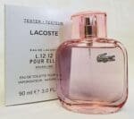 Perfume TESTER Lacoste L.12.12 Pour Elle Sparkling, 90 ml Mujeres