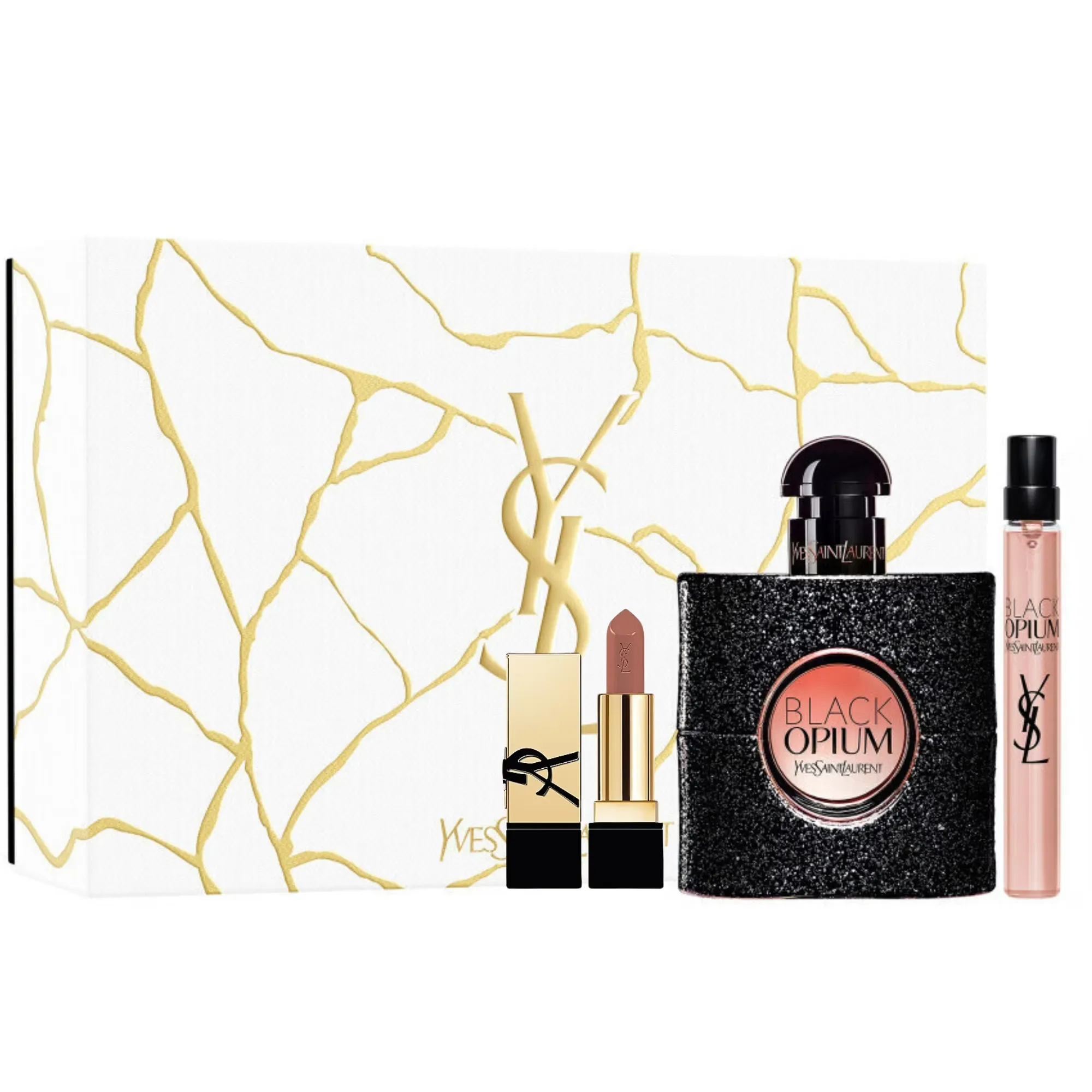 Perfume Yves Saint Laurent Opium Black 3p
