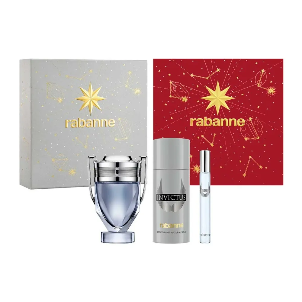 Perfume Paco Rabanne Invictus 3 Pzs