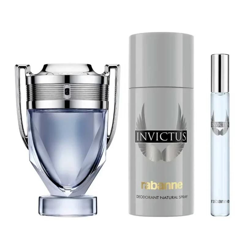 Perfume Paco Rabanne Invictus 3 Pzs