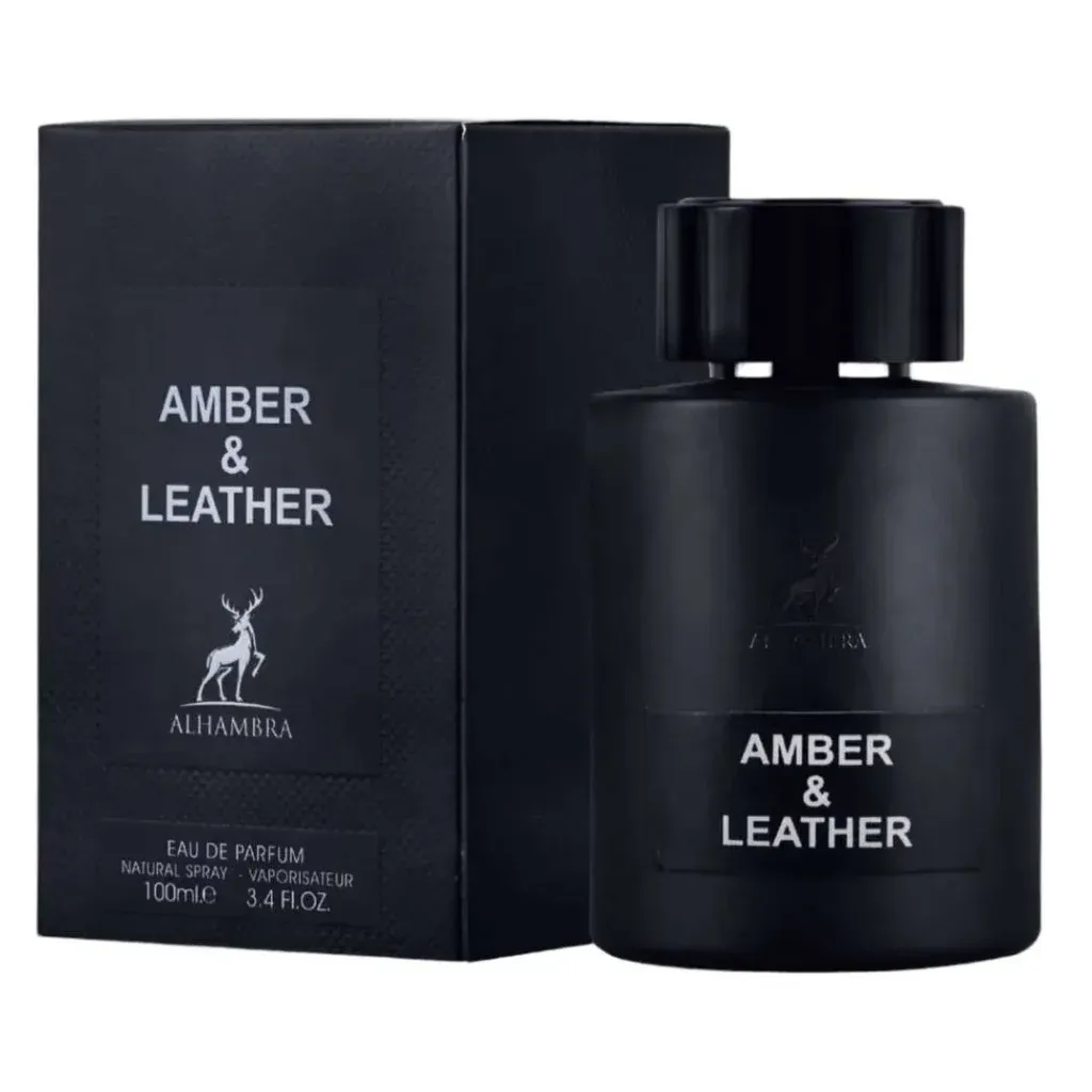 Perfume Maison Alhambra Amber Leather, Eau de Parfum 100 ml unisex