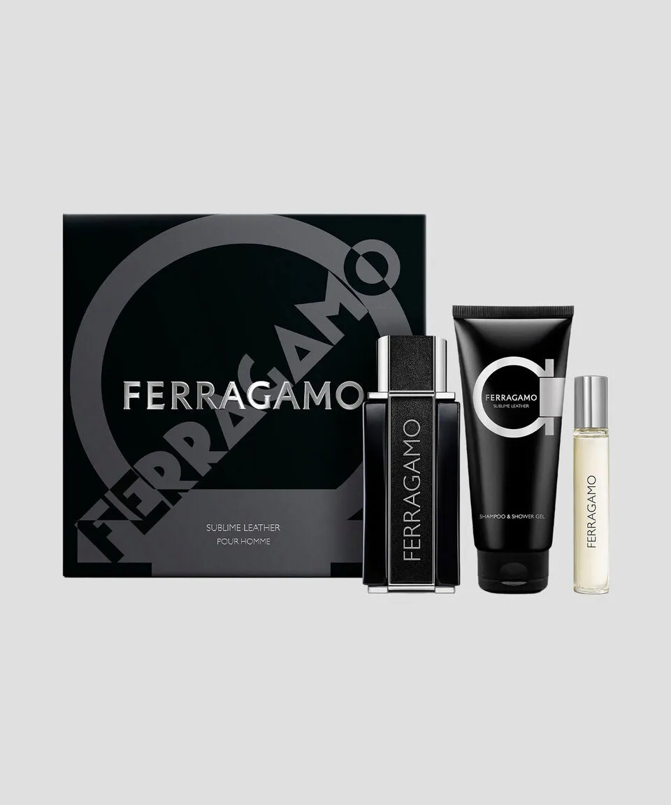 Set de Regalo Salvatore Ferragamo Sublime Leather, Eau de Parfum 100 ml para hombre