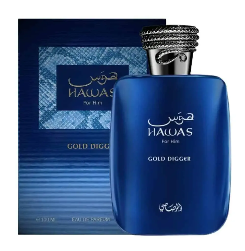 Rasasi Hawas Gold Digger, Eau de Parfum 100 ml para hombre